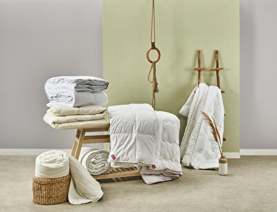 Taç Balance Mikrojel Tek Kişilik Yorgan Beyaz