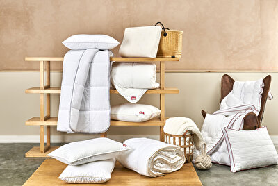 Taç Balance Mikrojel Tek Kişilik Yorgan Beyaz