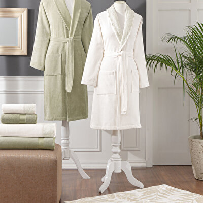 Taç Gardenya Abiye Çeyiz Set Yeşil