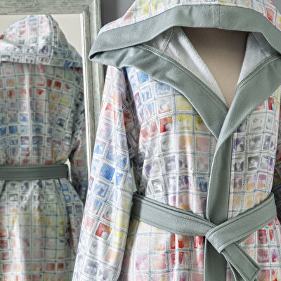 Taç Charmian Pamuk L/XL Genç Bornoz Çok Renkli