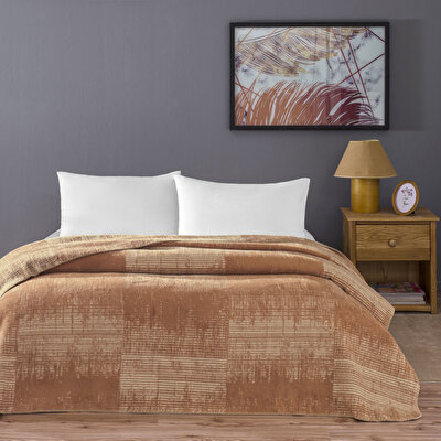 Taç Ziggy Pamuk Tek Kişilik Battaniye Taba