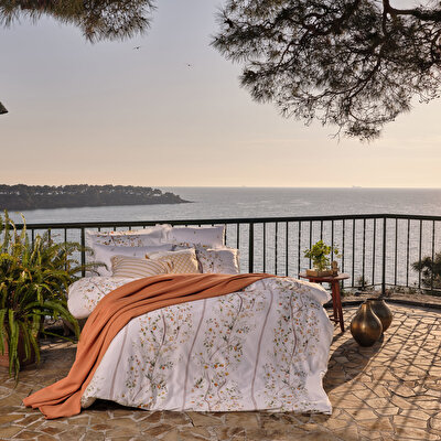 Linens Gunny 45x45 cm Kırlent Kılıfı Hardal