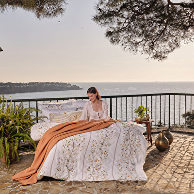 Linens Gunny 45x45 cm Kırlent Kılıfı Hardal