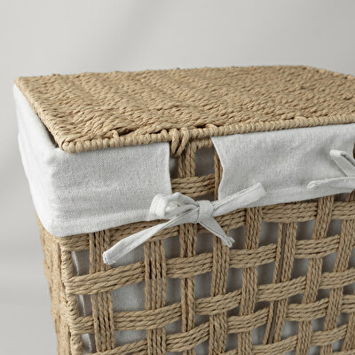 Linens Tidy Camaşır Sepeti 40x30x60 Cm Naturel