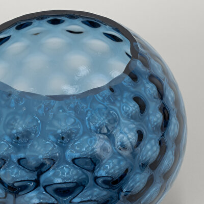 Linens Eviel 18x18x19 cm Vazo Mavi