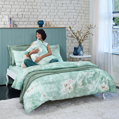 Linens Eviel 18x18x19 cm Vazo Mavi