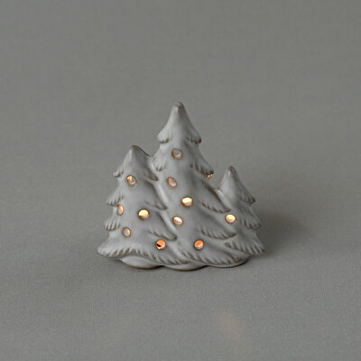 Linens Tree 8x7x9 cm Mumluk 8x7x9 cm Ekru