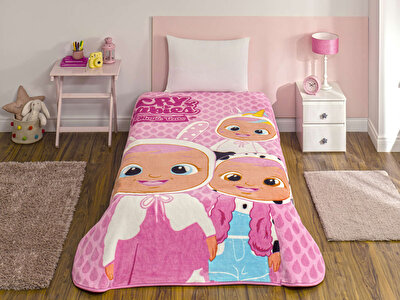 Lisanslı Cry Babies Tek Kişilik Battaniye