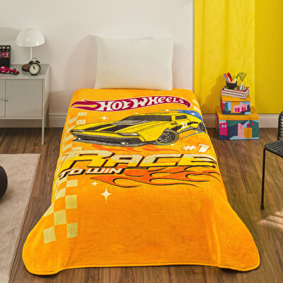 Lisanslı Hot Wheels Rise Tek Kişilik Battaniye