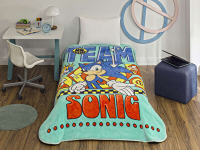 Lisanslı Sonic Modern Tek Kişilik Battaniye