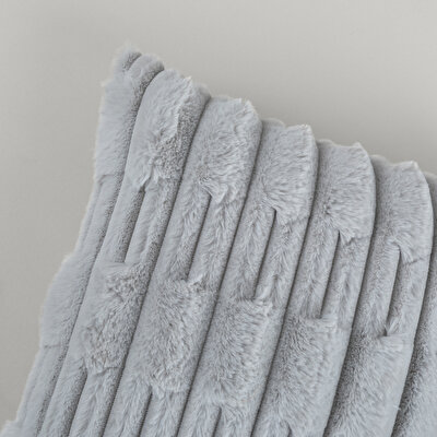 Linens Latrell 45x45 cm Kırlent Kılıfı Gri