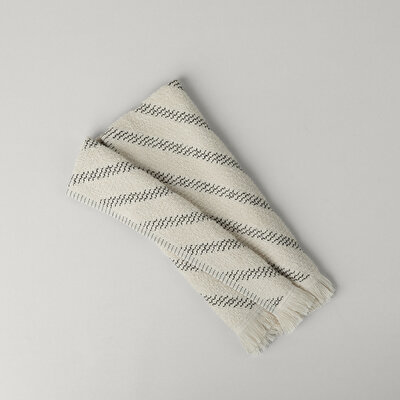 Linens Pentagon 40x60 cm Kurulama Bezi Natural-Siyah