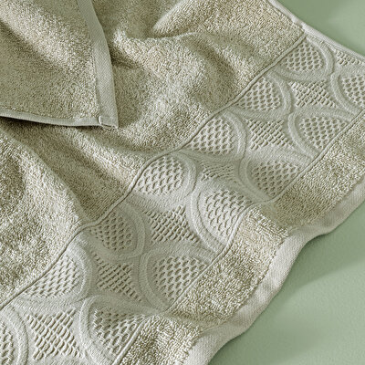 Taç Butik Patagonya Pamuk Yüz Havlusu Bej 50x85