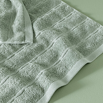 Taç Butik Patagonya Pamuk Banyo Havlusu Küf Yeşili 70x140